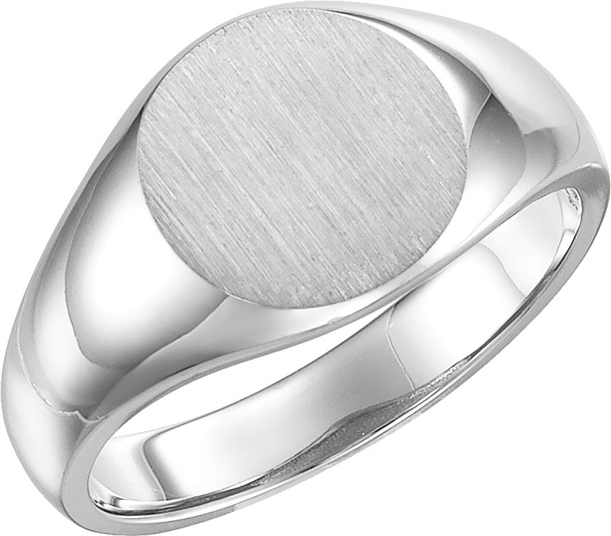 Round Signet Ring