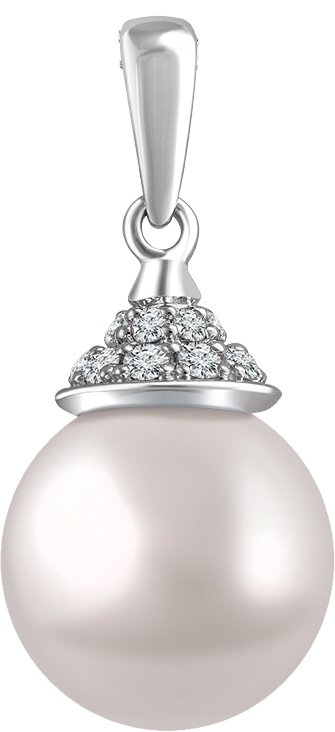 Accented Pearl Pendant