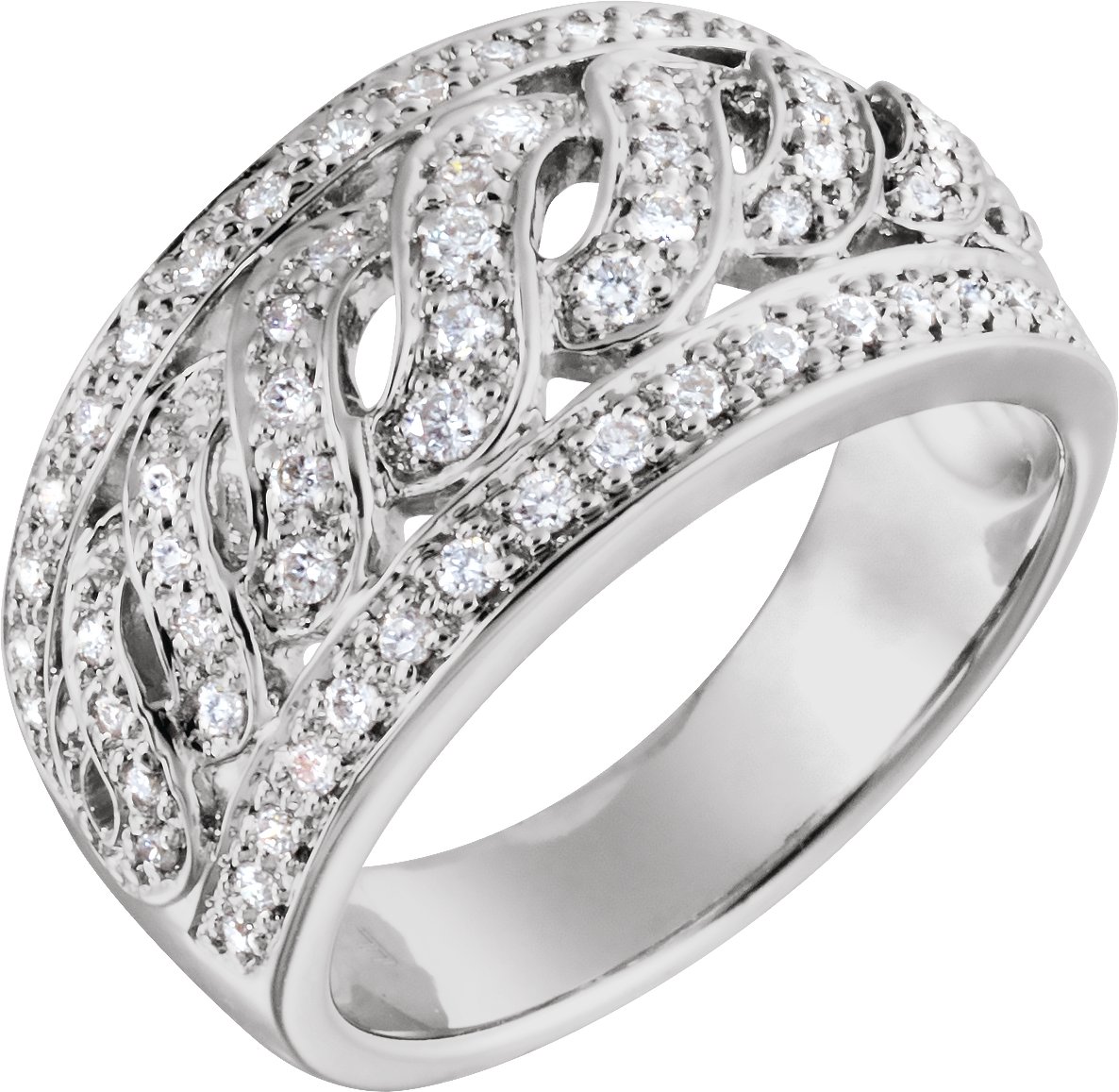 Accented Infinity-Inspired Ring