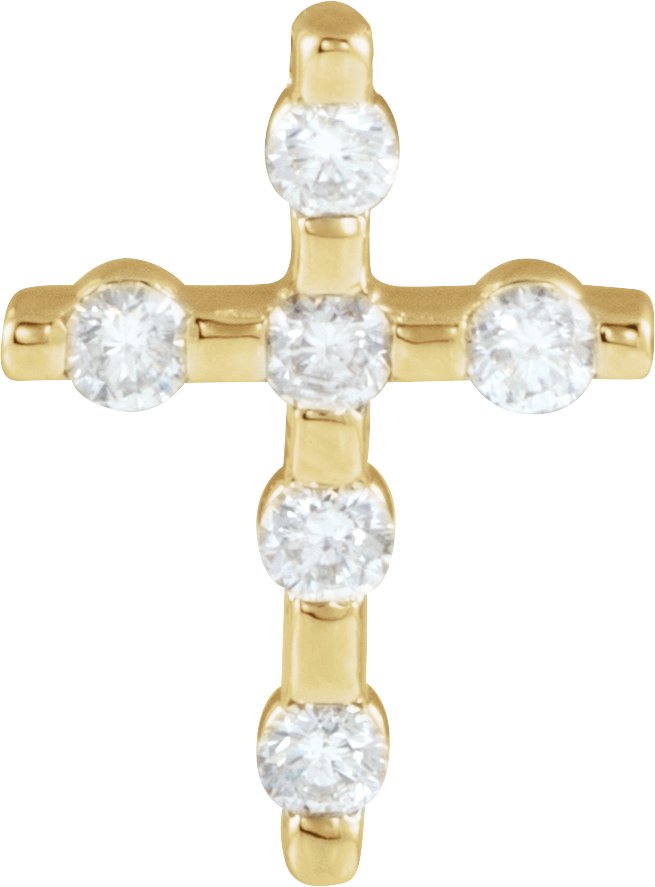 Accented Cross Necklace or Pendant
