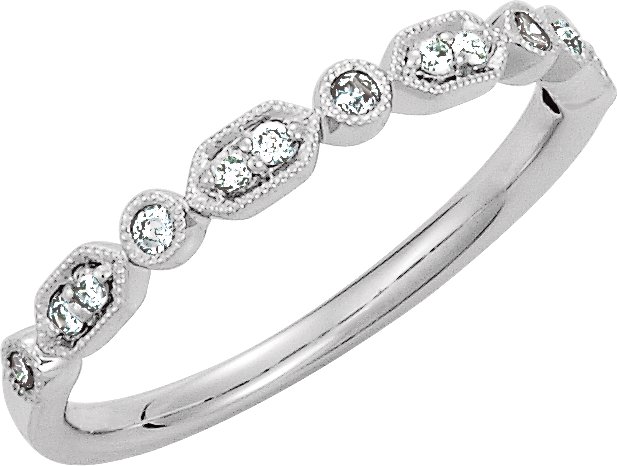 Accented Stackable Ring