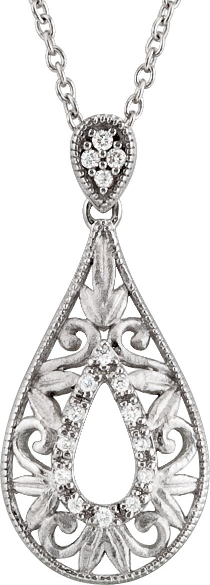 Accented Filigree Necklace