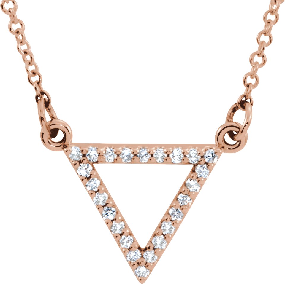 Triangle Necklace or Center