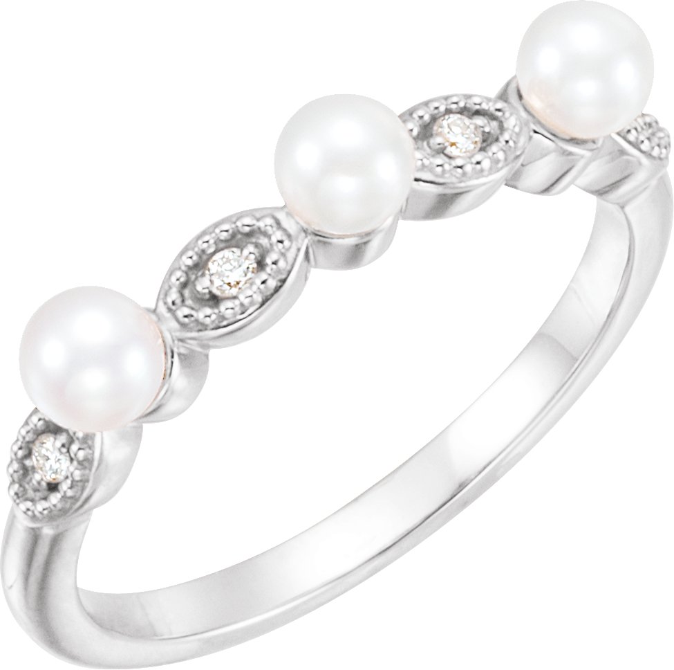 Stackable Pearl Ring