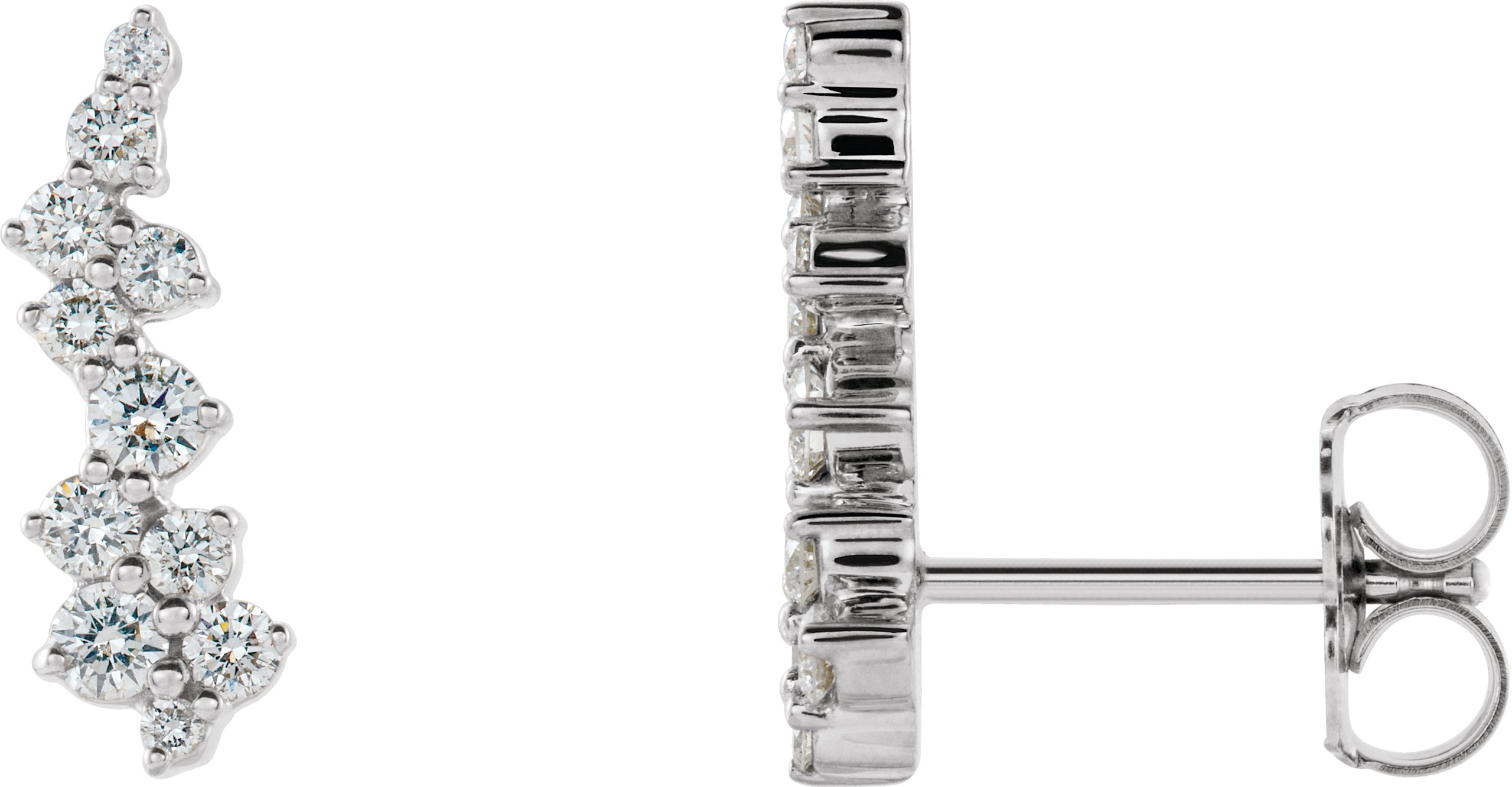 Accented Ear Climbers