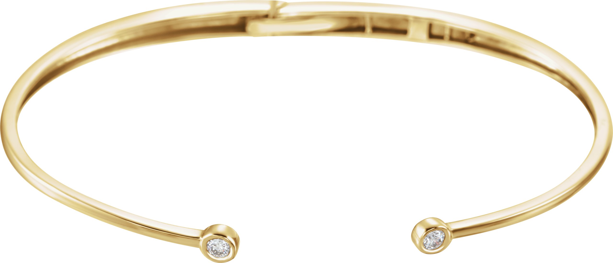 Accented Hinged Cuff Bracelet
