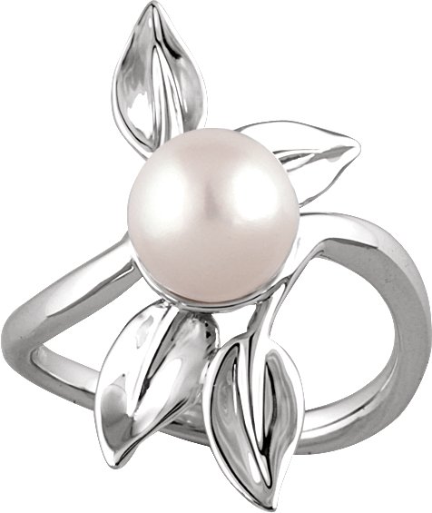 Pearl Leaf Ring