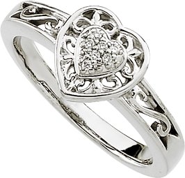 Heart Filigree Ring