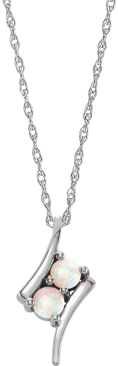 Two-Stone Necklace or Pendant