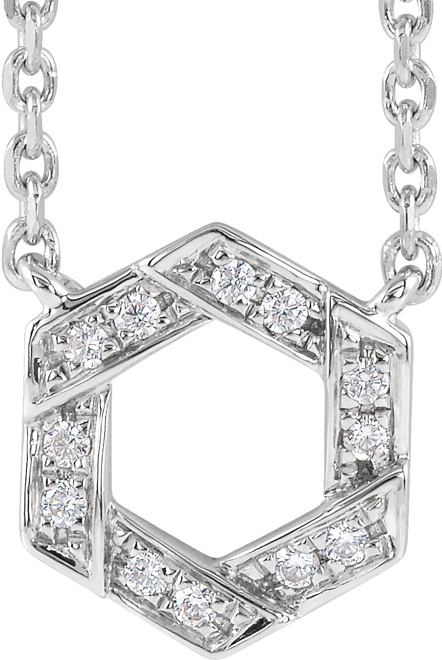 Accented Geometric Necklace