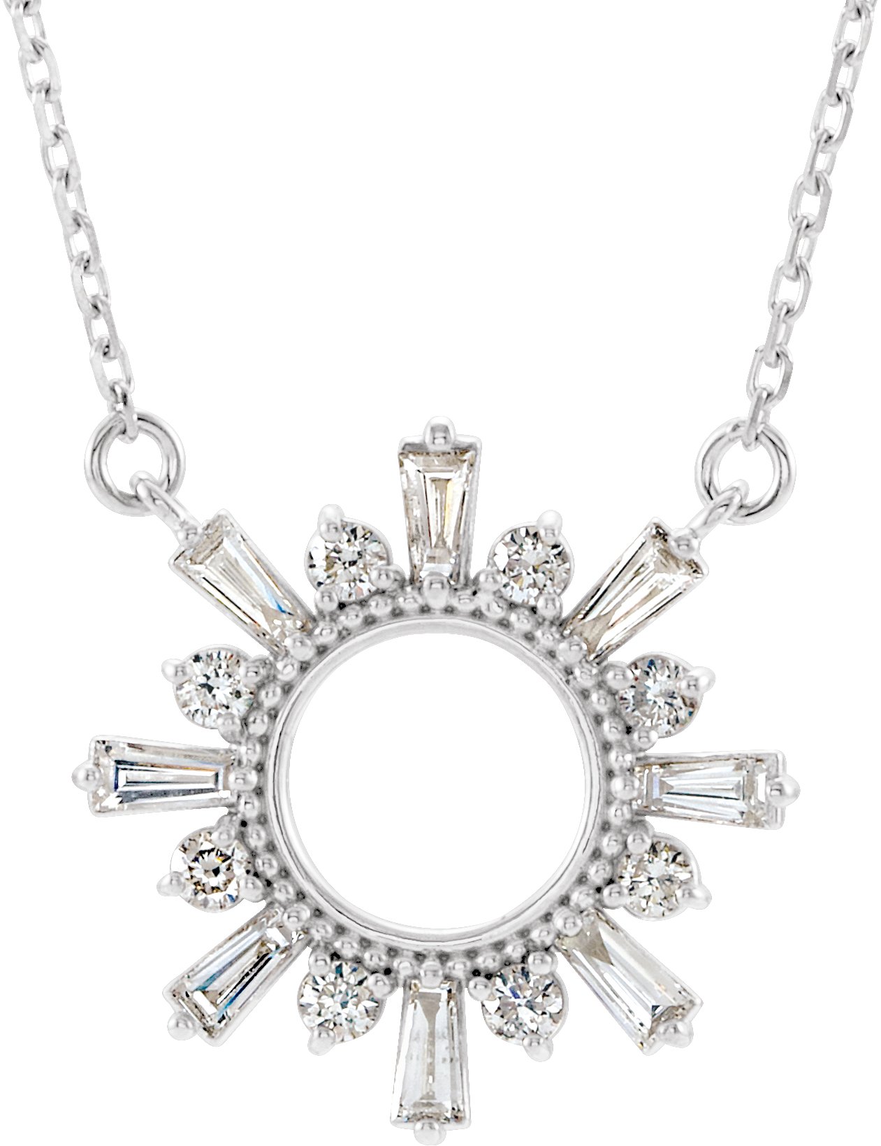 Accented Circle Necklace or Center