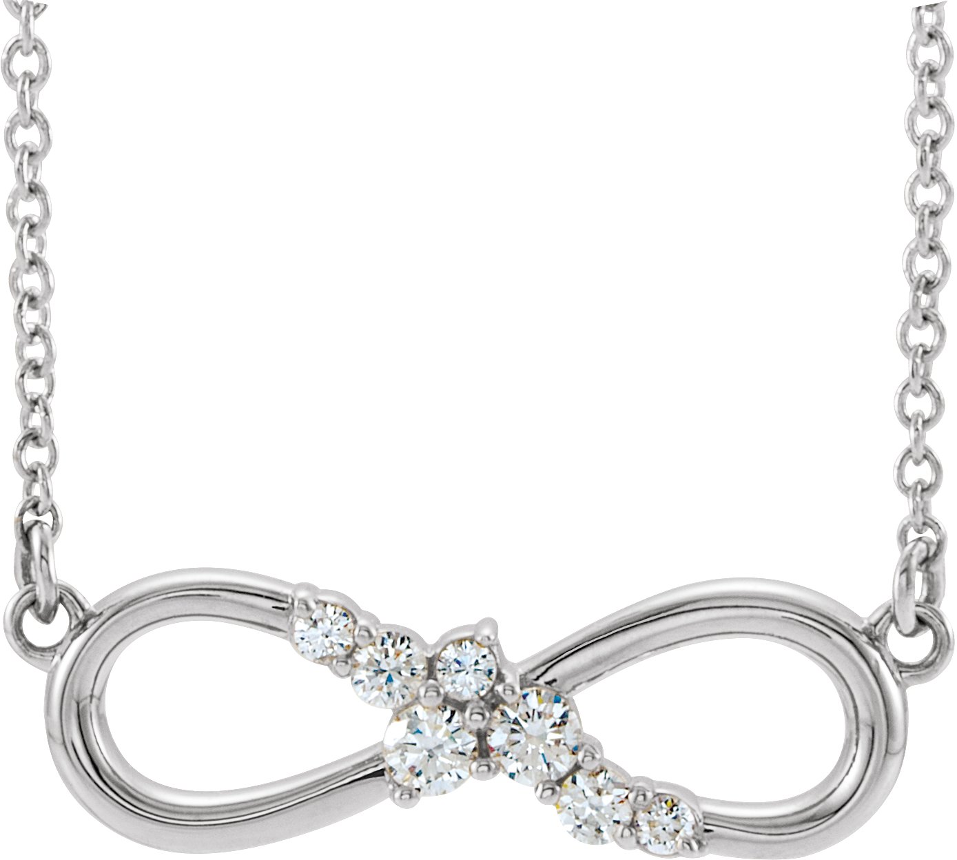 Accented Infinity-Inspired Necklace or Center
