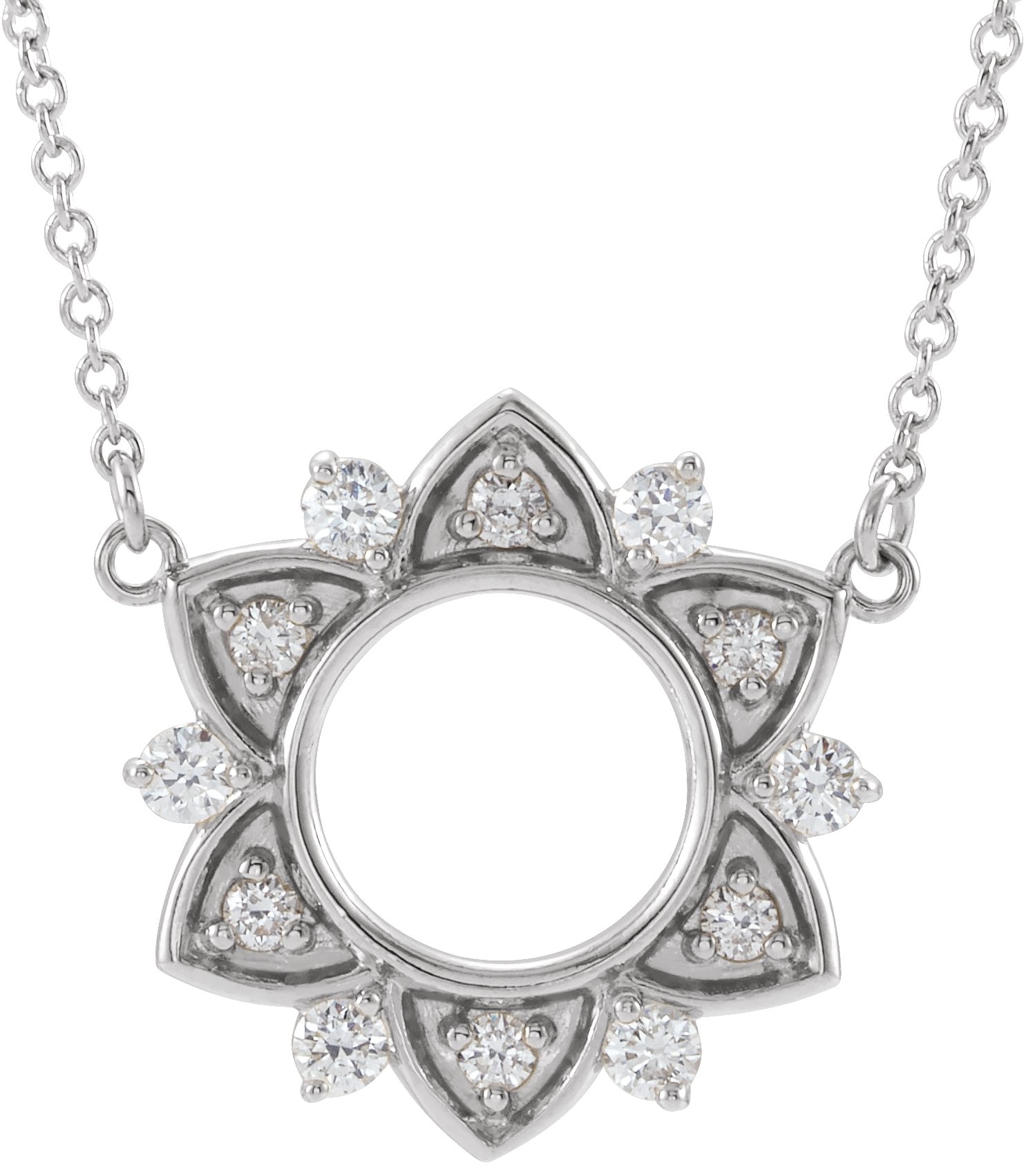 Accented Necklace or Center