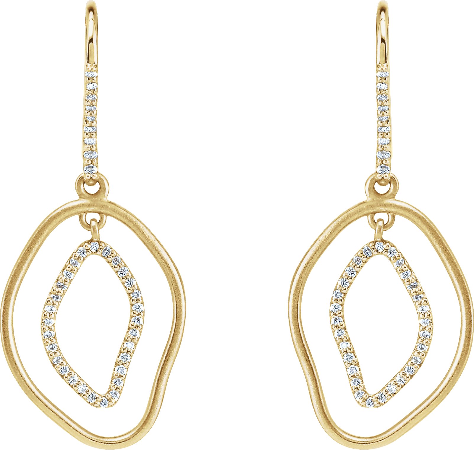 Open Silhouette Dangle Earrings