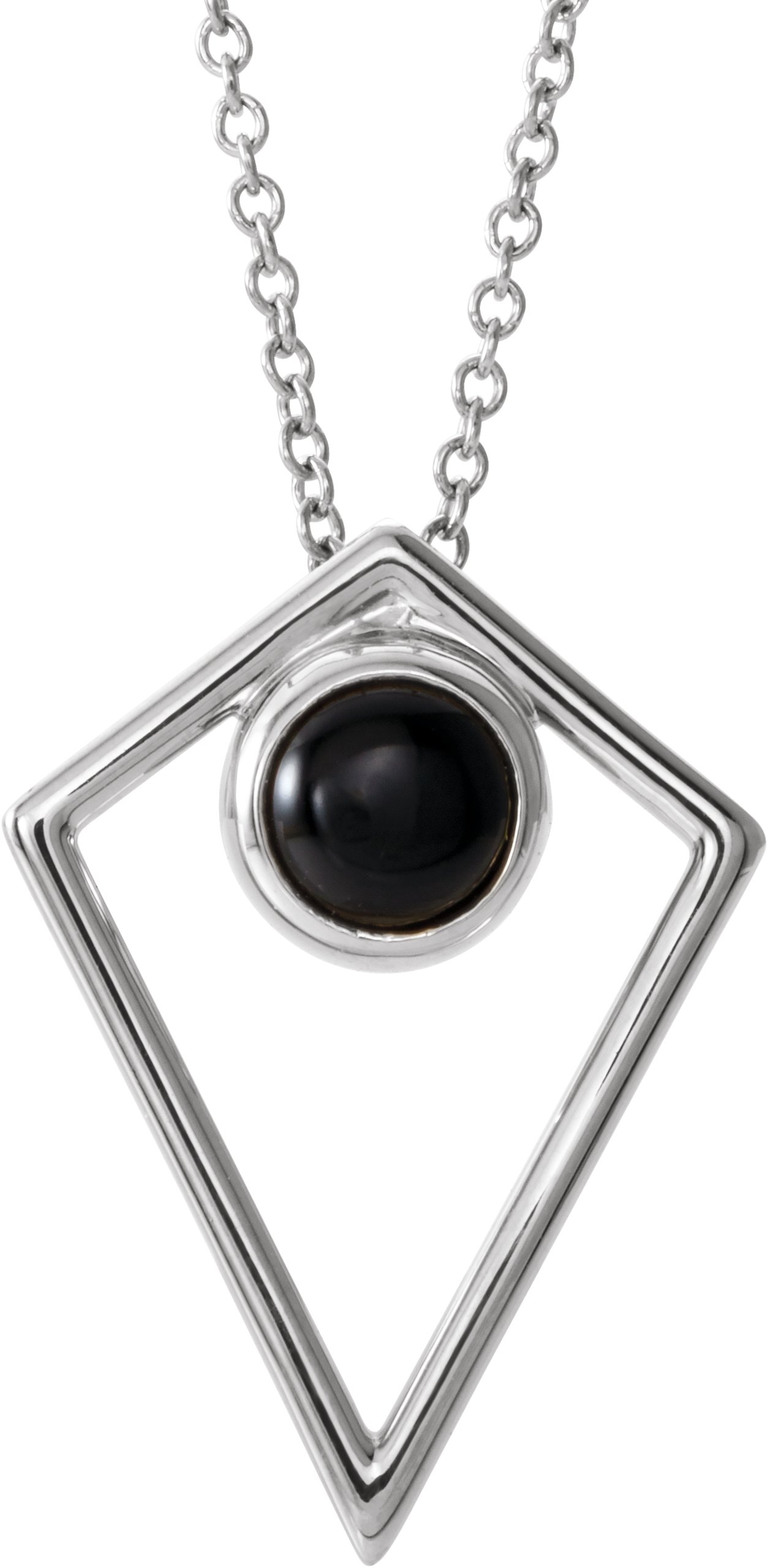 Cabochon Pyramid Necklace or Pendant