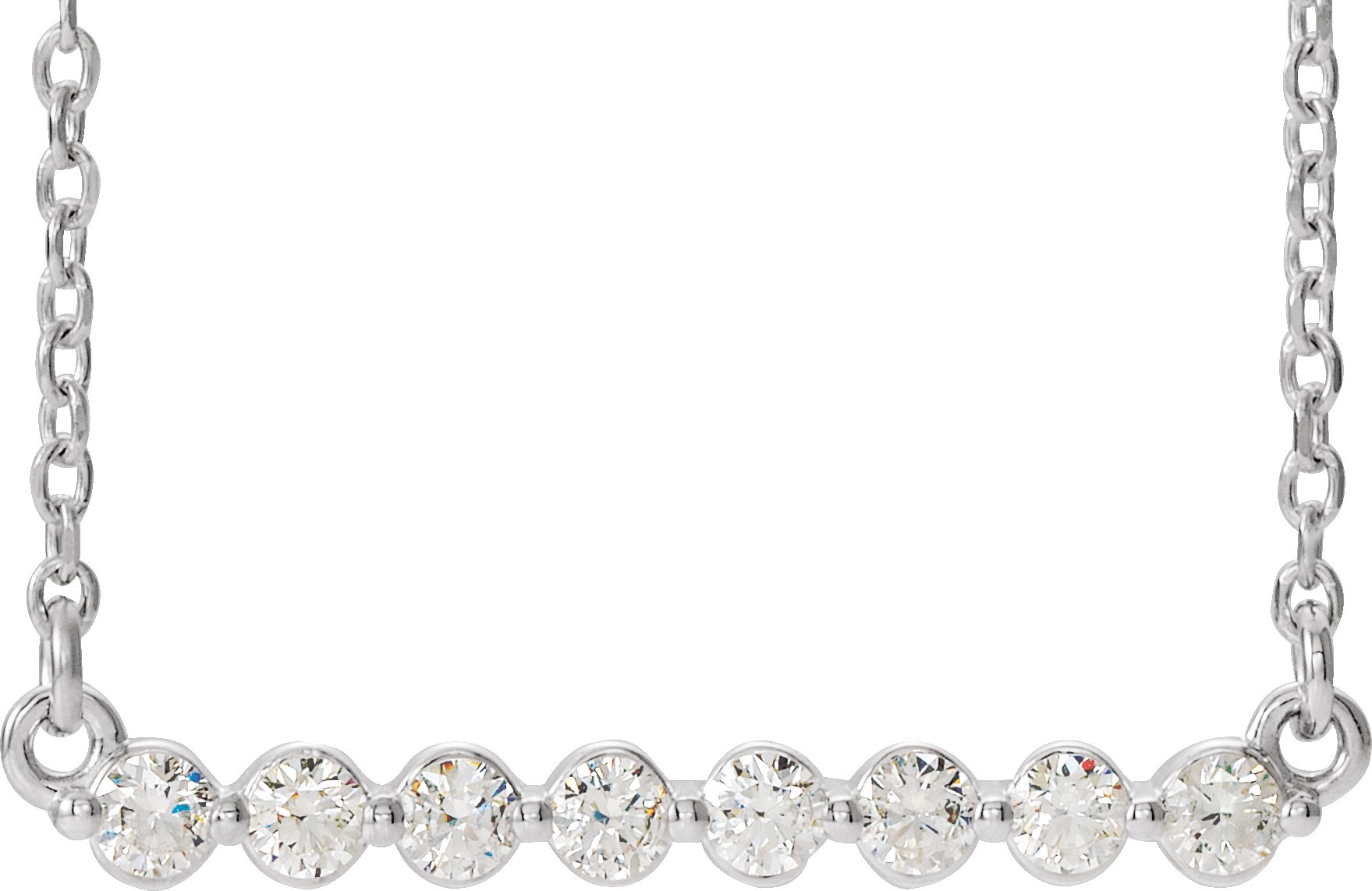 Accented Bar Necklace or Center