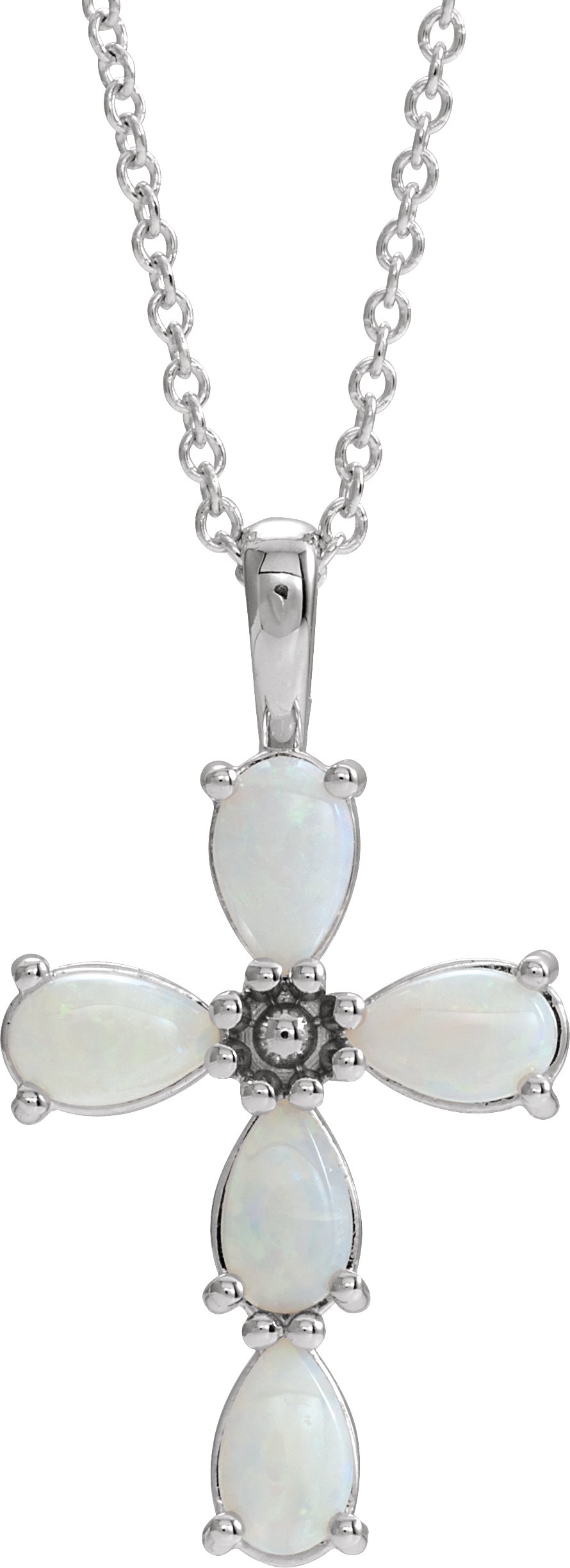 Beaded Cross Necklace or Pendant