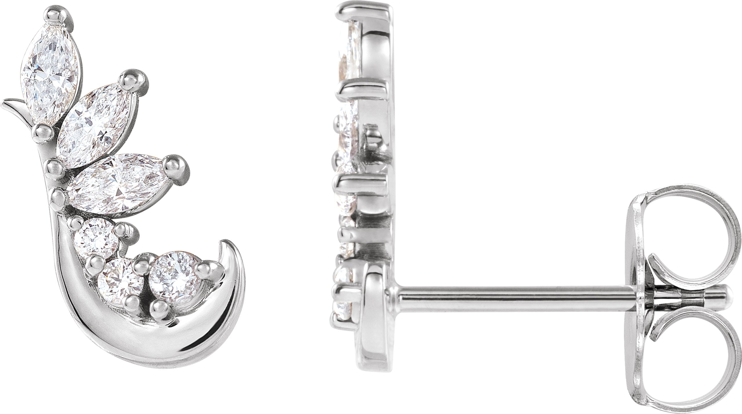 Accented Ear Climbers