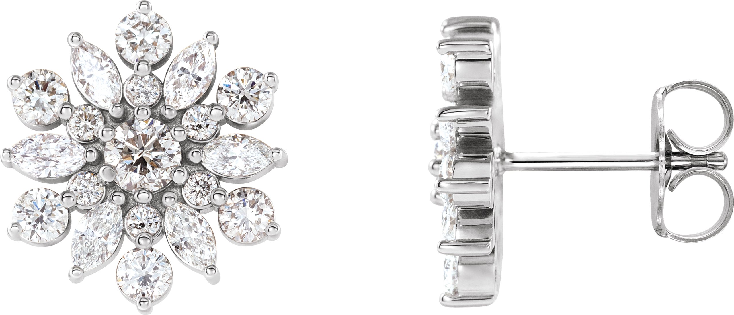 Vintage-Inspired Cluster Earrings