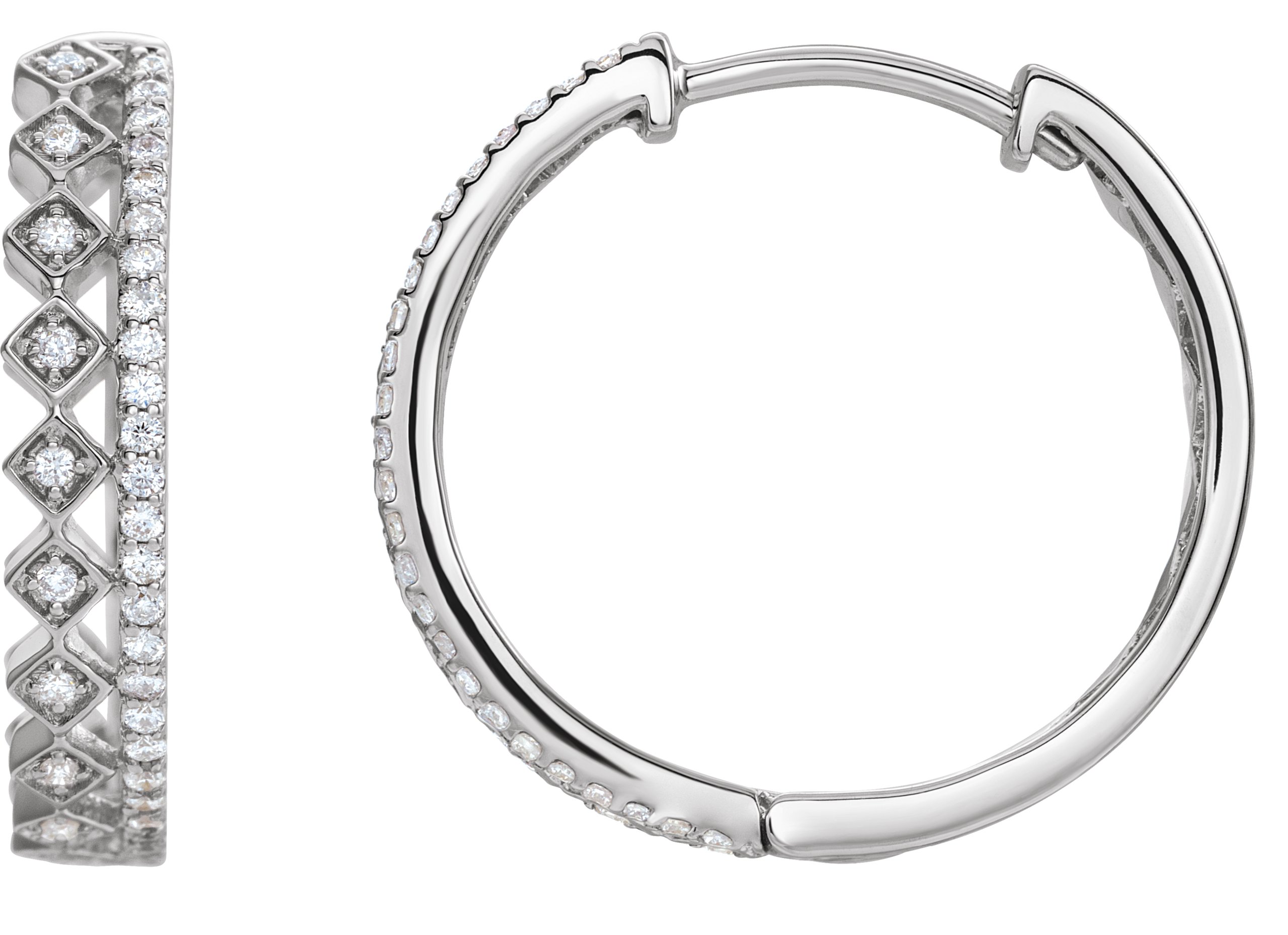 Geometric Hoop Earrings