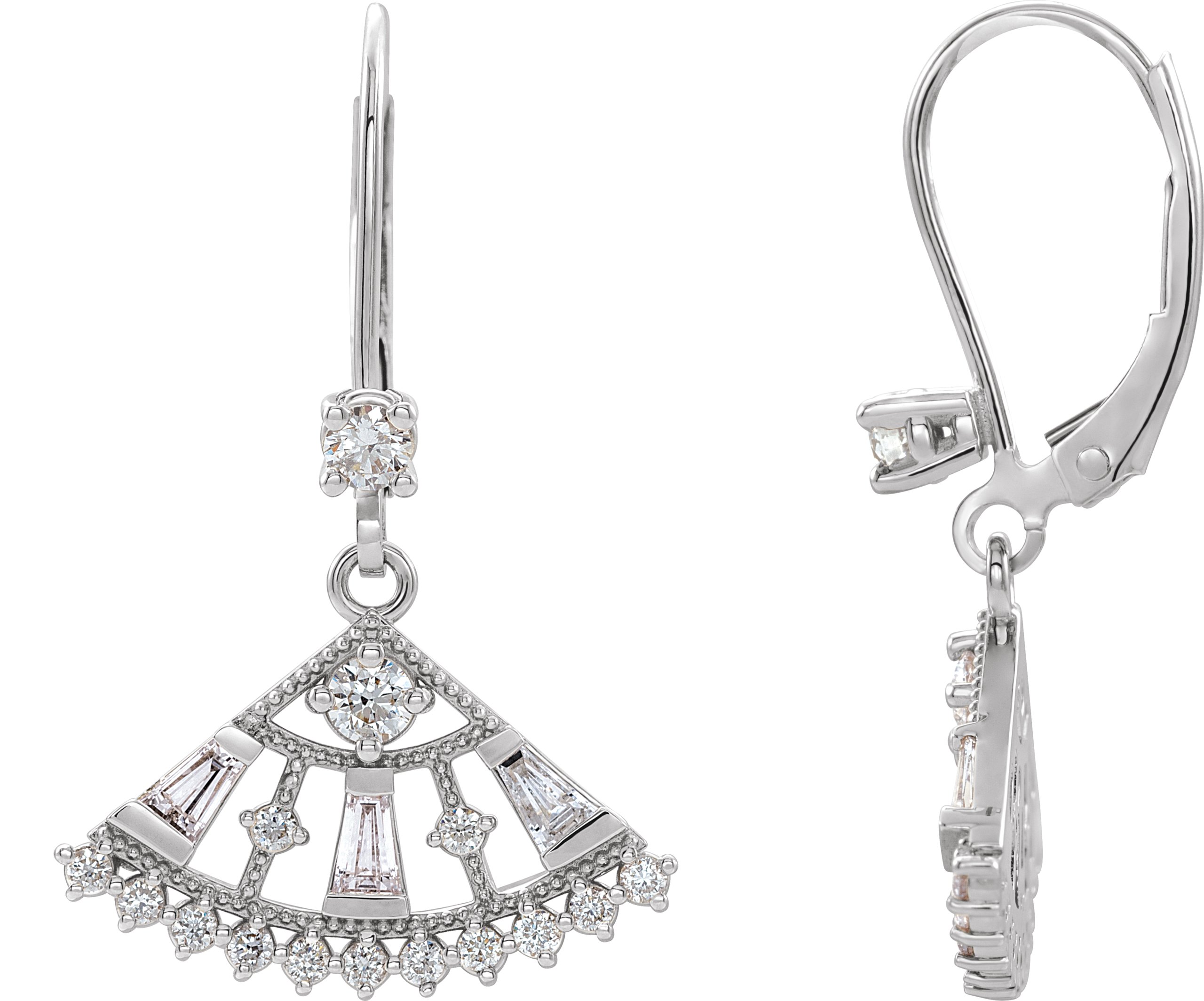 Fan Earrings