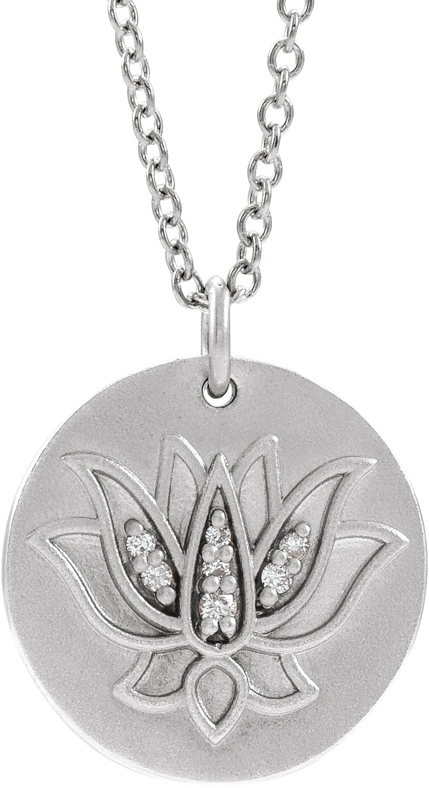 Lotus Necklace or Pendant