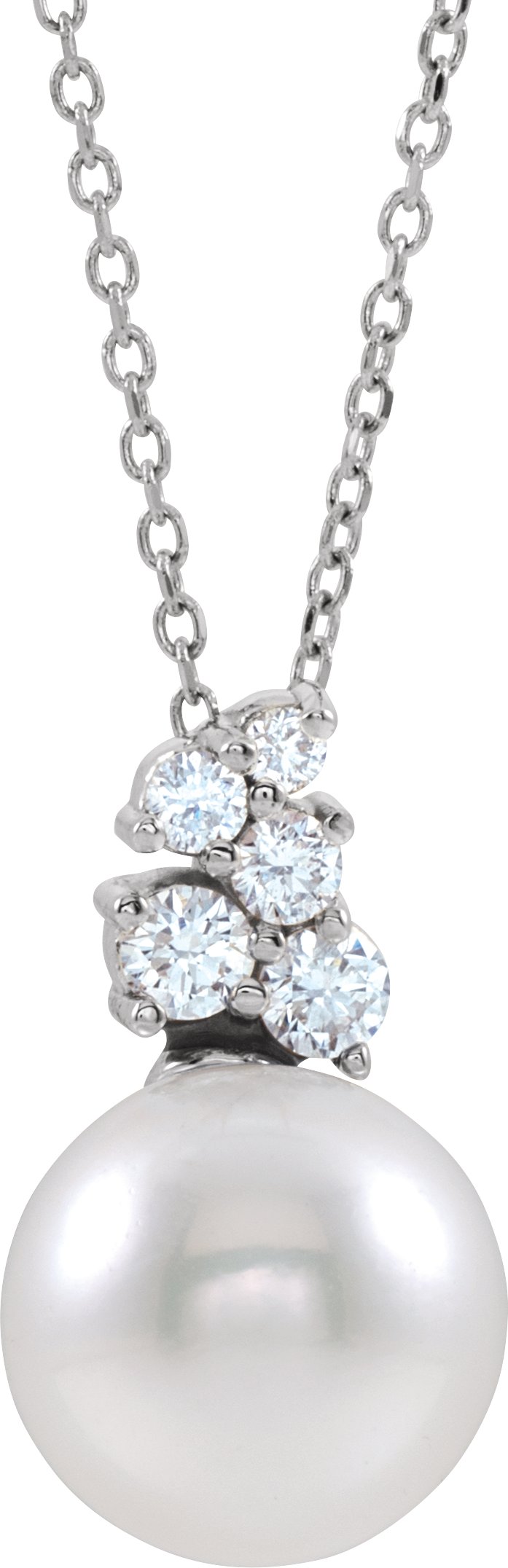 Pearl Cluster Necklace or Pendant