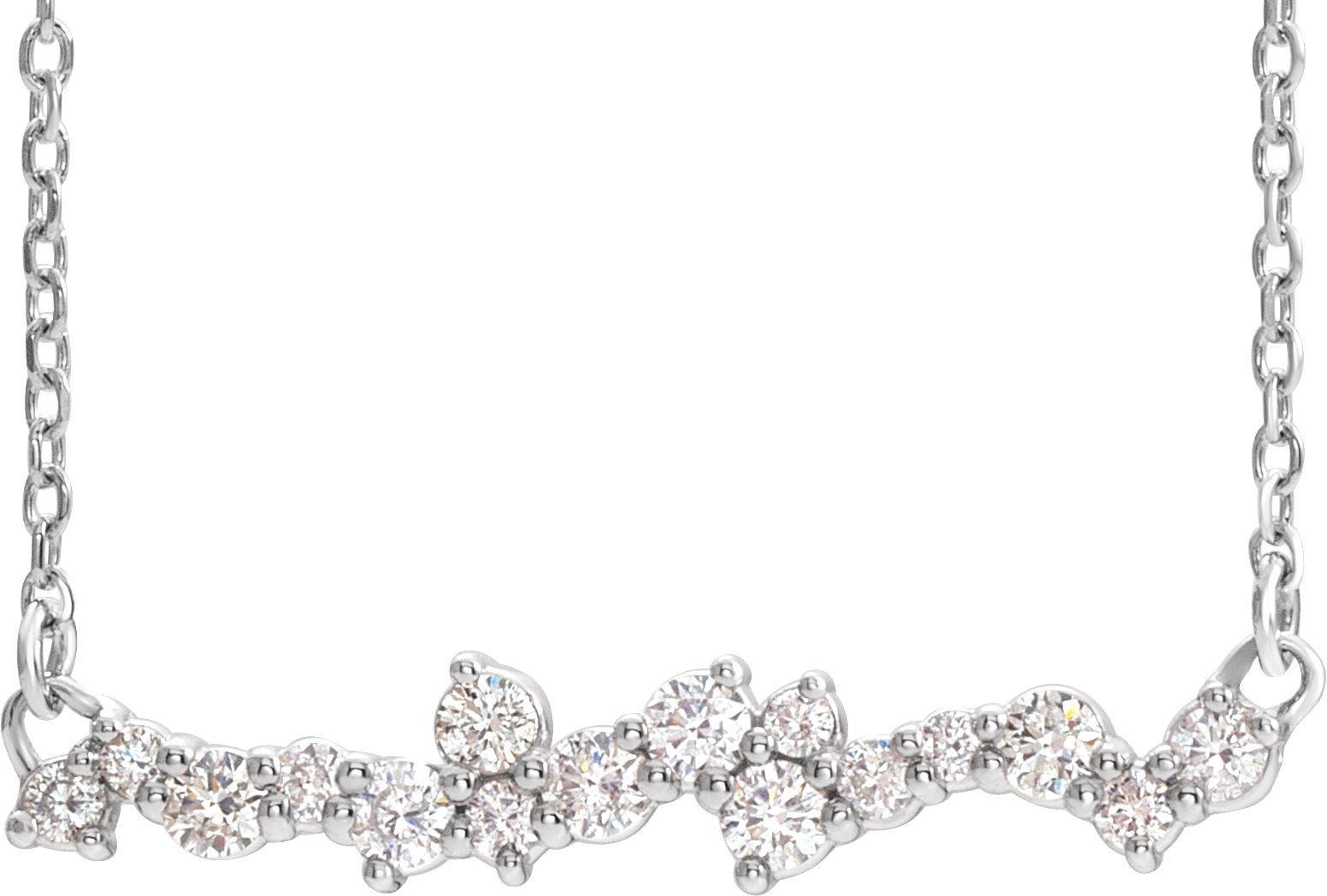 Scattered Bar Necklace or Center