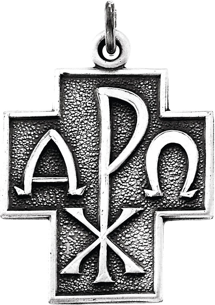 Alpha Omega Cross Pendant