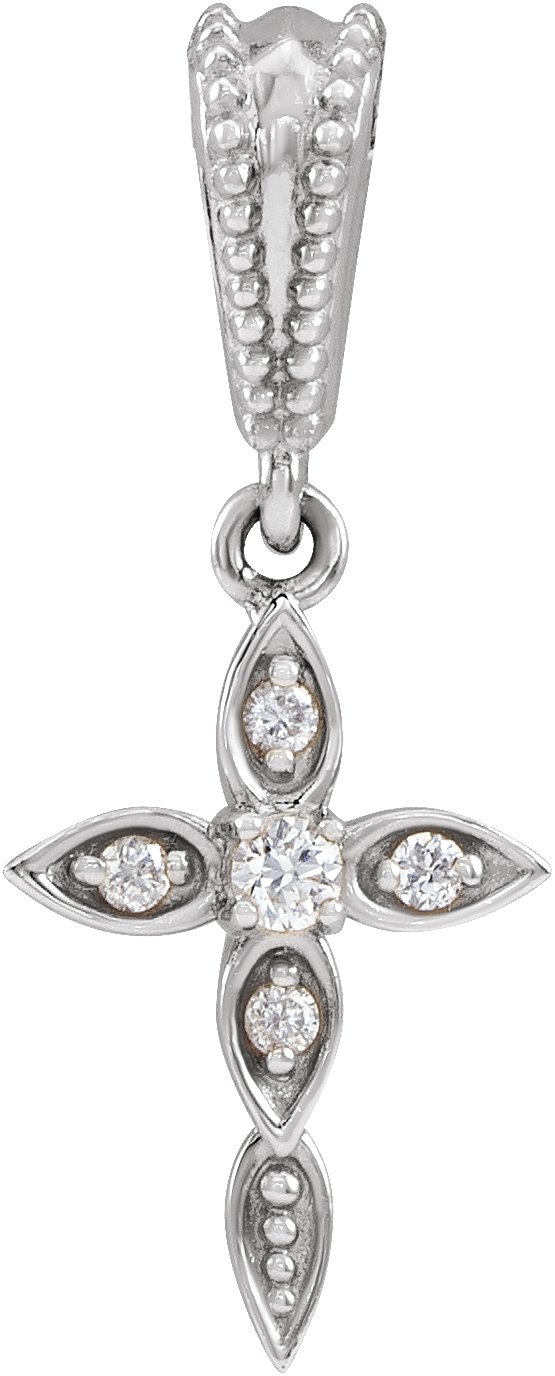 Vintage-Inspired Cross Necklace or Pendant