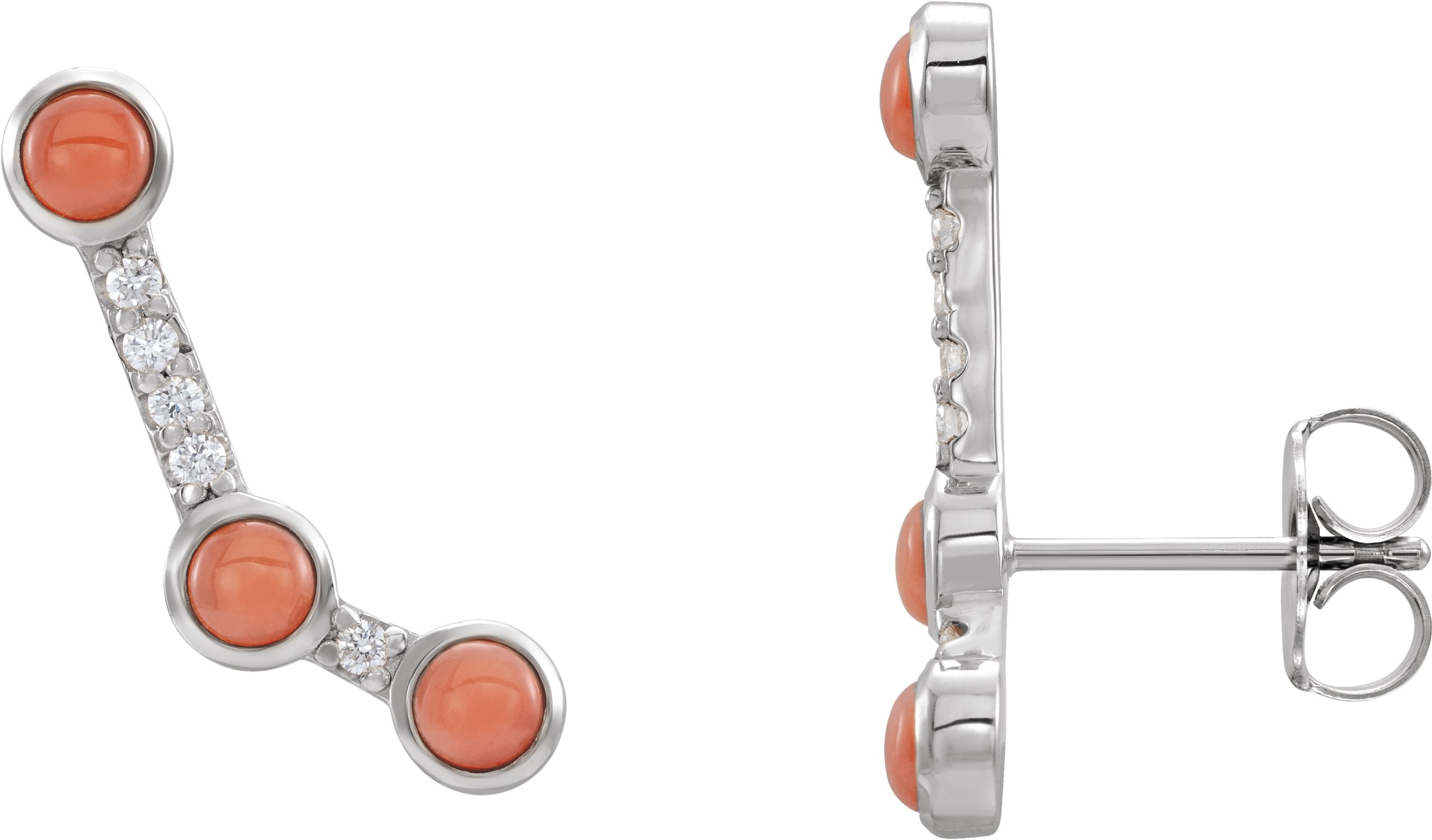 Scattered Cabochon Ear Climbers