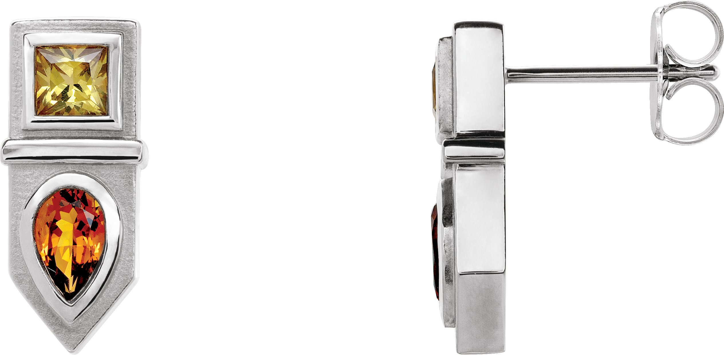 Geometric Bar Earrings