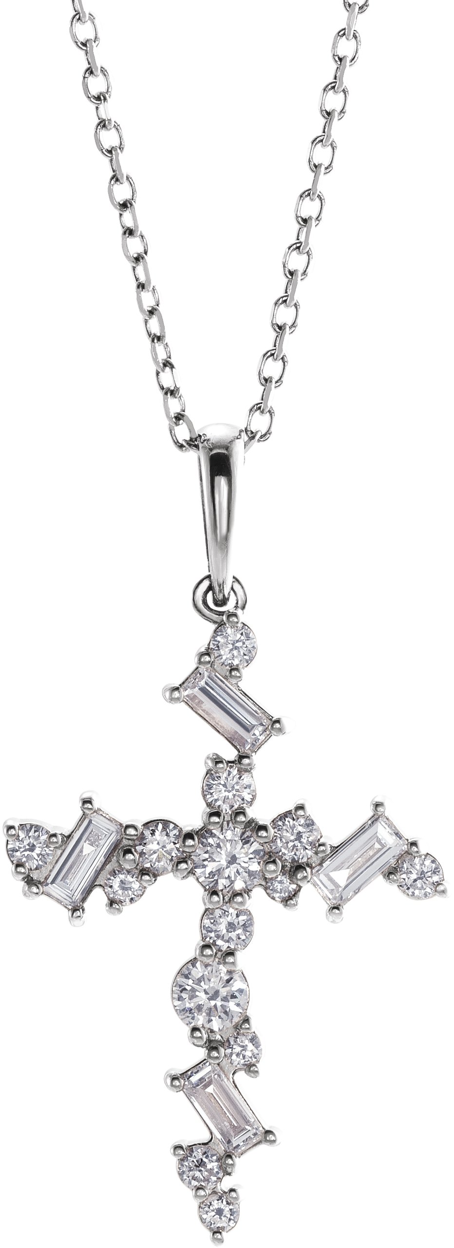 Scattered Cross Necklace or Pendant