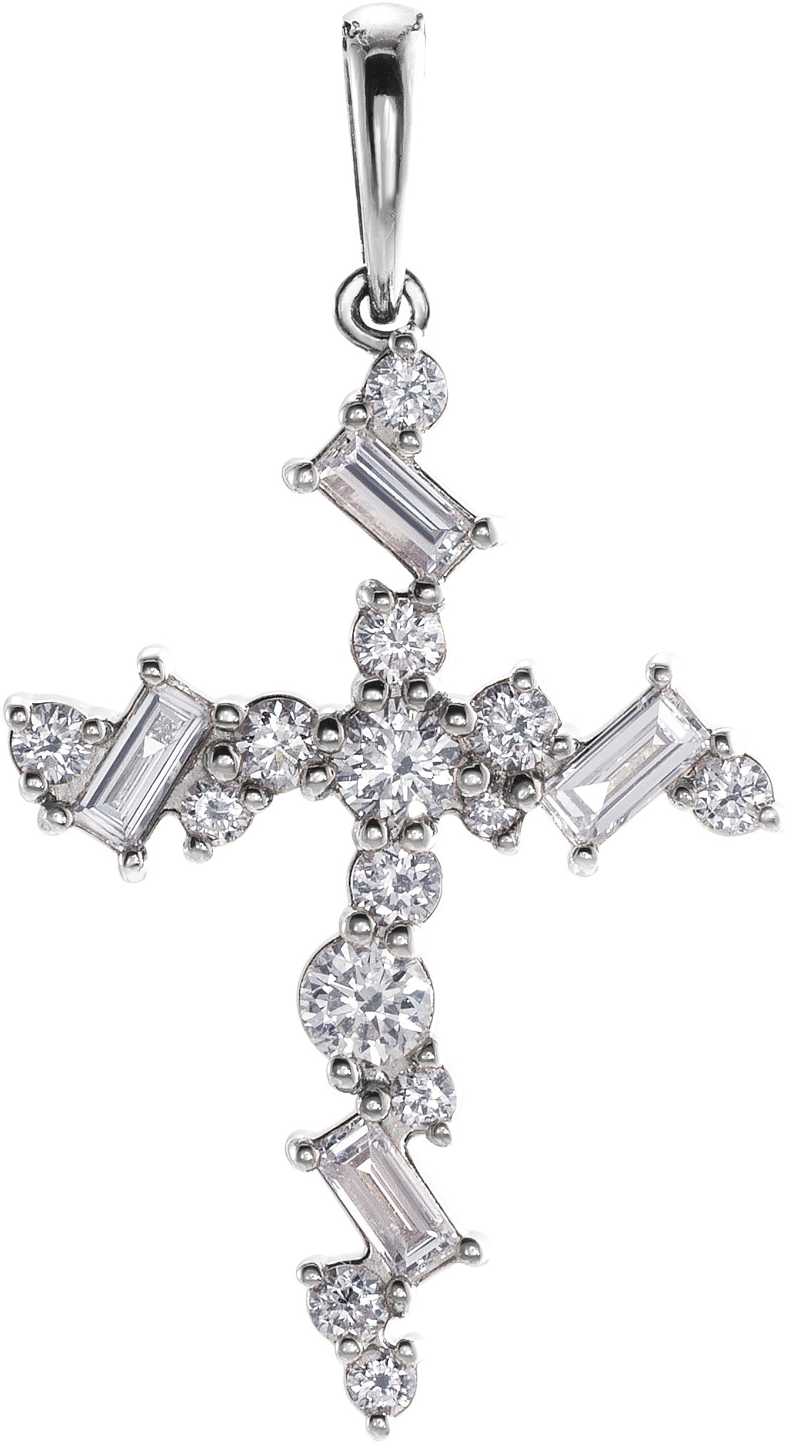 Scattered Cross Necklace or Pendant