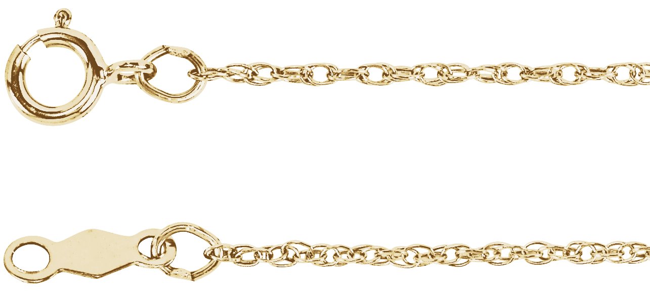 1.25 mm Rope Chain