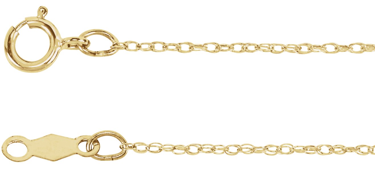 1.25 mm Rope Chain
