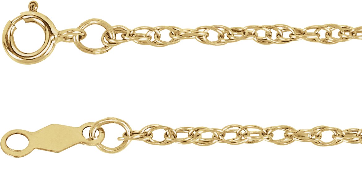 1.25 mm Rope Chain