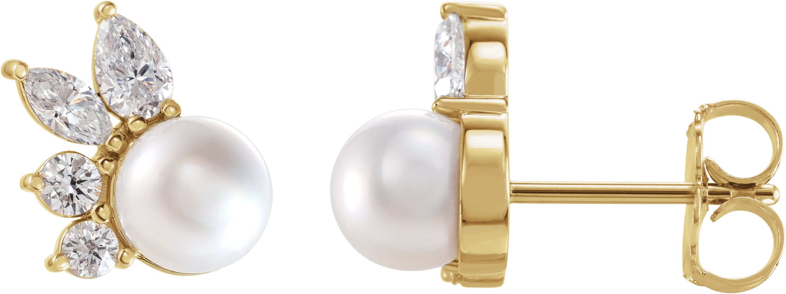 Accented Pearl Earrings