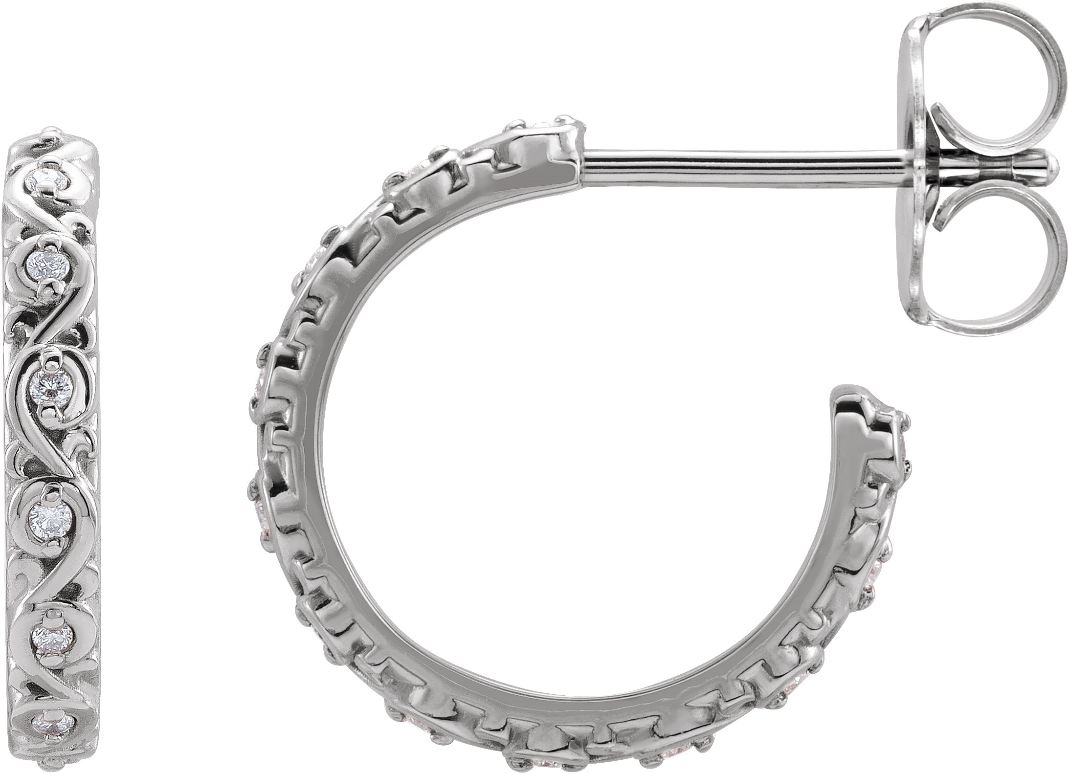 Sculptural Hoop Earrings
