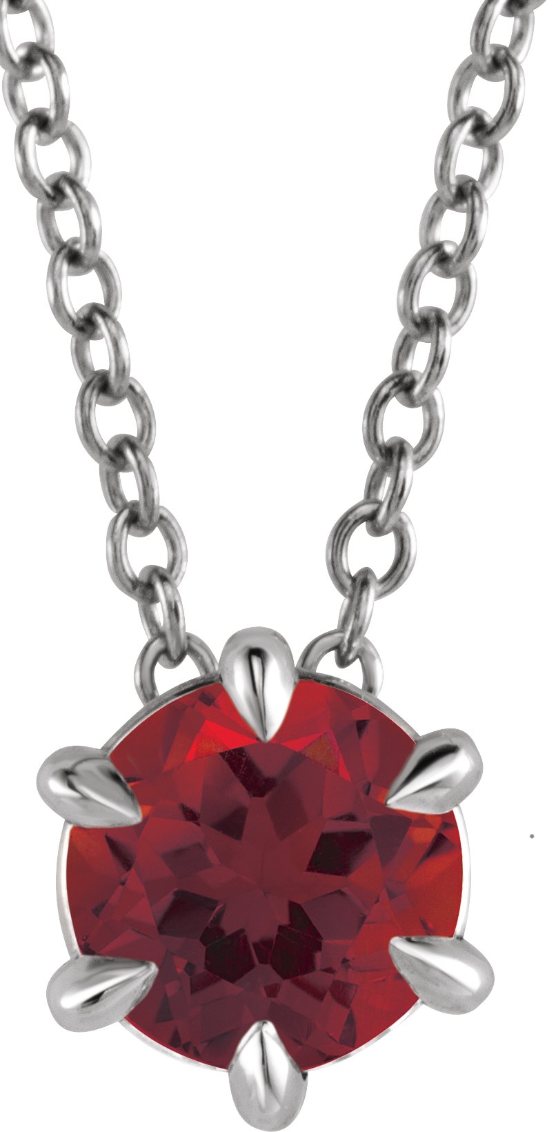 Solitaire Necklace or Slide Pendant