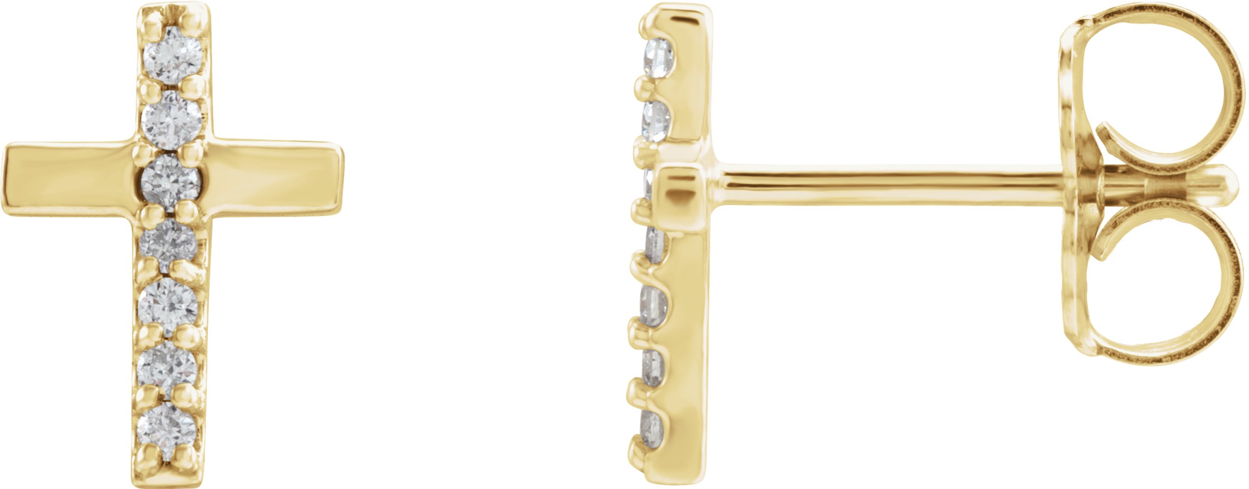 Accented Cross Earrings