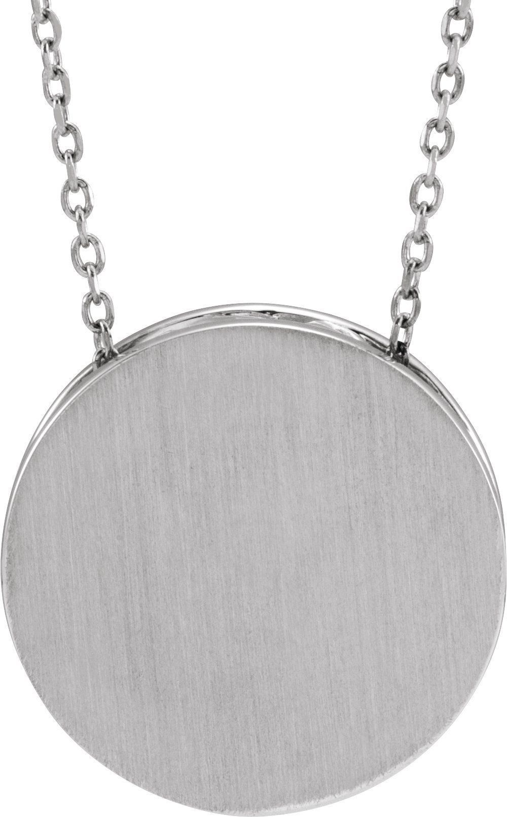 Engravable Disc Necklace or Pendant