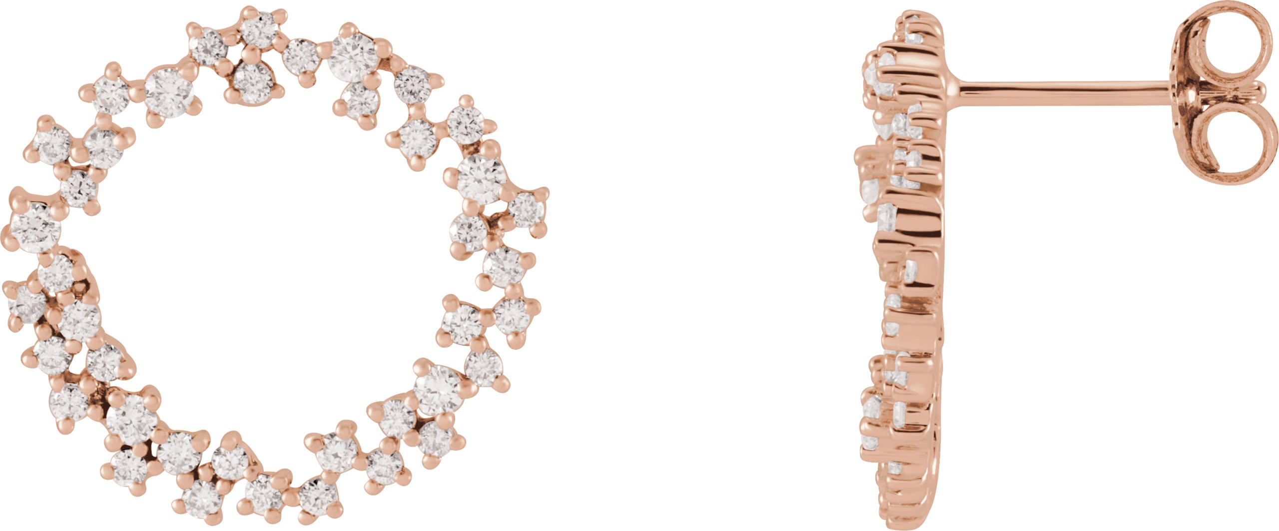 Accented Circle Earrings