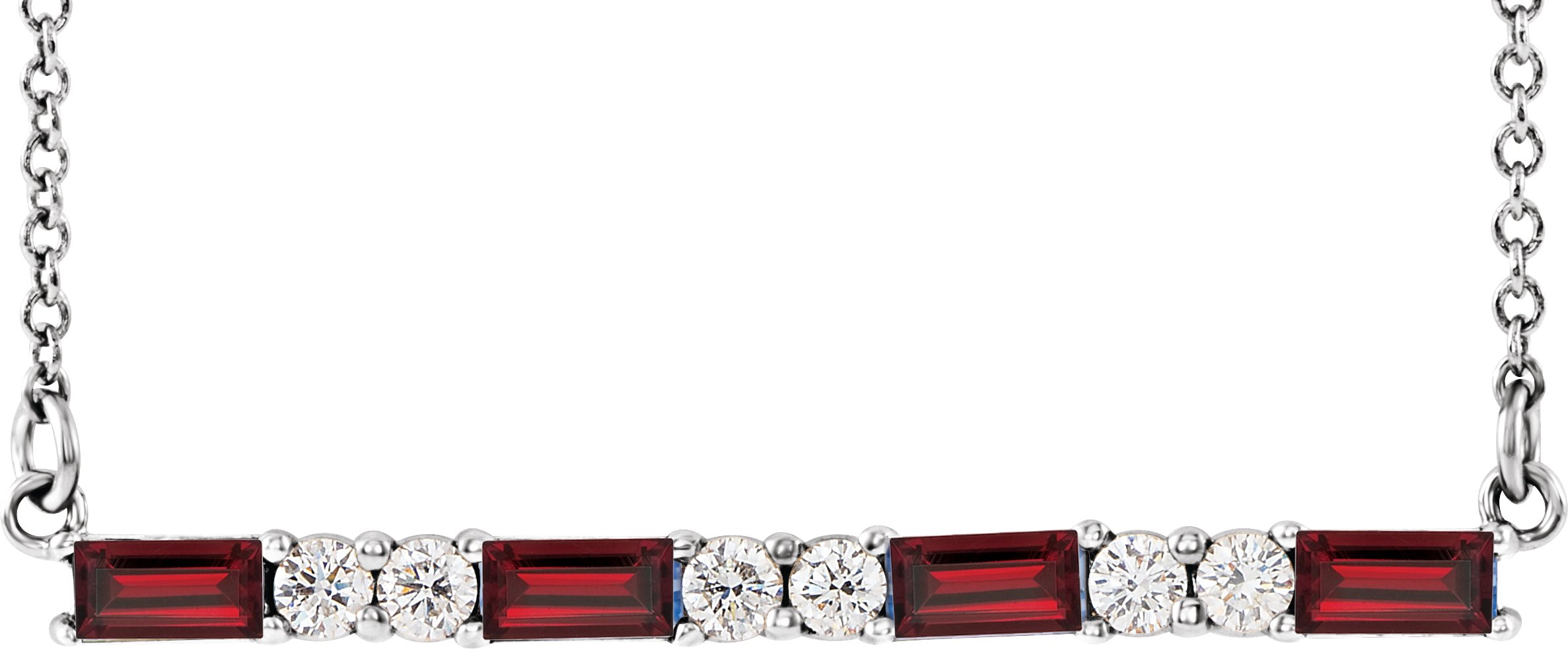 Accented Bar Necklace or Center