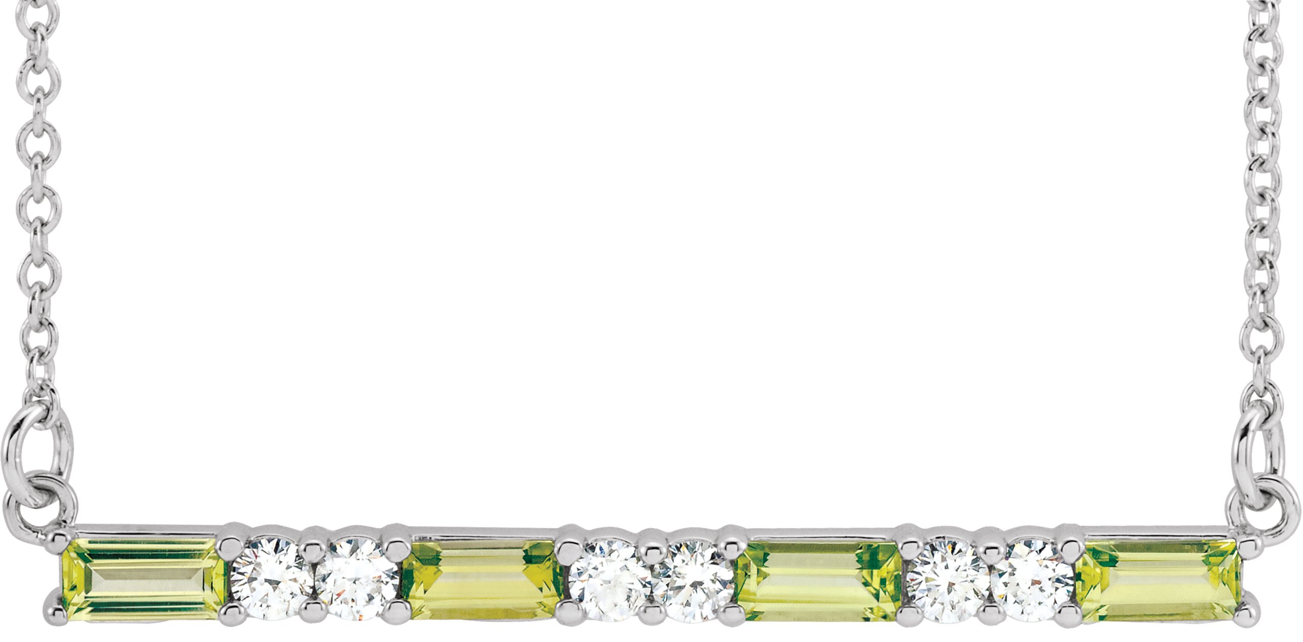 Accented Bar Necklace or Center    