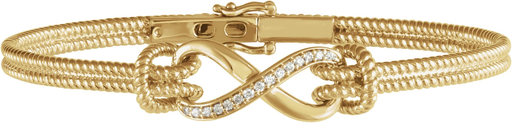 Infinity Rope Bangle Bracelet