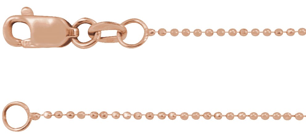 1 mm Diamond-Cut Bead Chain