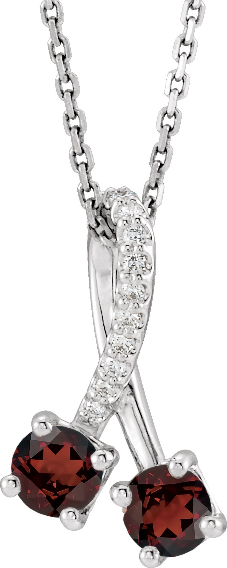 Two-Stone Necklace or Pendant