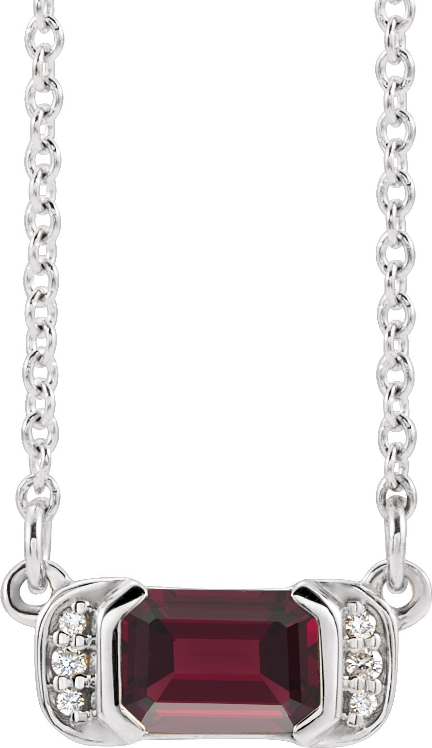 Accented Bar Necklace or Center