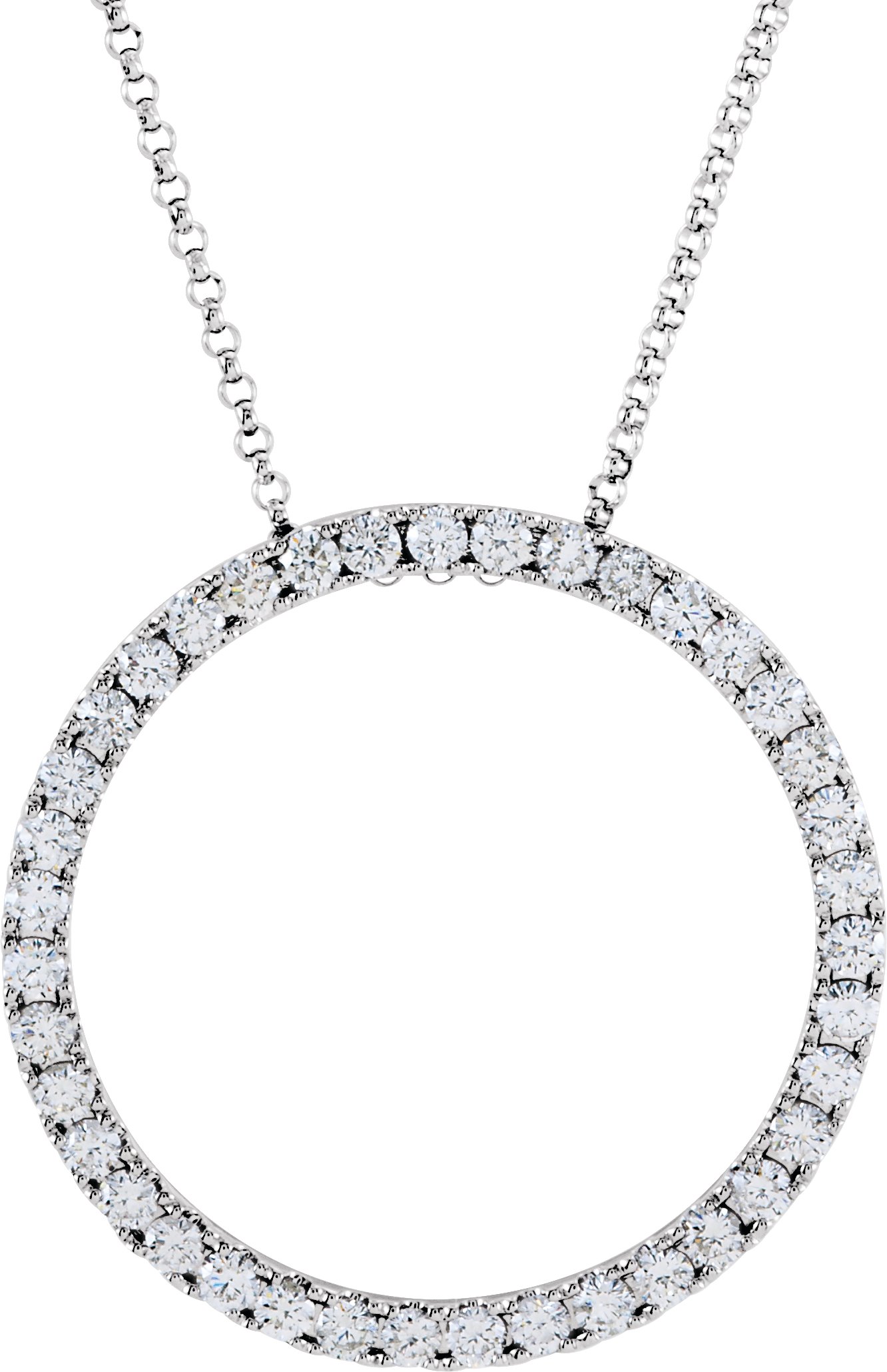 Accented Circle Necklace